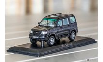 УАЗ Patriot Патриот 4x4 Черный,  Dip Models, масштабная модель, scale43