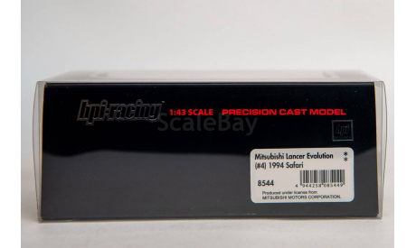 MITSUBISHI LANCER EVOLUTION 1994 SAFARI  HPI-RACING РАРИТЕТ, масштабная модель, 1:43, 1/43
