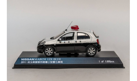 NISSAN MARCH 12X (K13) PATROL CAR 2011, масштабная модель, RAIS, scale43