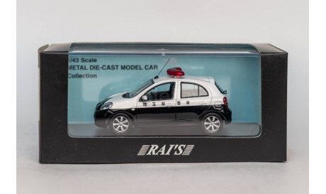 NISSAN MARCH 12X (K13) PATROL CAR 2011, масштабная модель, RAIS, scale43