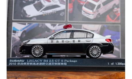 SUBARU LEGACY B4 2.5GT S PACKAGE PATROL CAR 2010, масштабная модель, RAIS, scale43