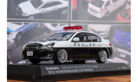 SUBARU LEGACY B4 2.5GT S PACKAGE PATROL CAR 2010, масштабная модель, RAIS, scale43