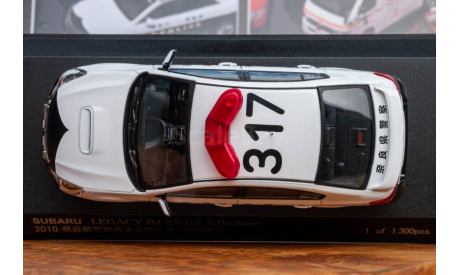 SUBARU LEGACY B4 2.5GT S PACKAGE PATROL CAR 2010, масштабная модель, RAIS, scale43