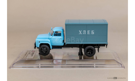Автомобиль-фургон ГЗСА-3704 ’Хлеб’, 1985 г. Dip Models, масштабная модель, ГАЗ, scale43