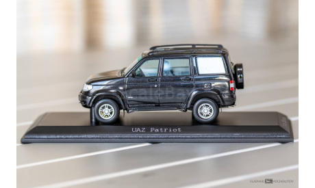 УАЗ Patriot Патриот 4x4 Черный,  Dip Models, масштабная модель, scale43