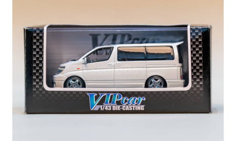 NISSAN ELGRAND E51 KENSTYLE, White VIPcar 1/43, масштабная модель, scale43