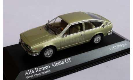 Alfa Romeo Alfetta GTV 1976, масштабная модель, Minichamps, scale43