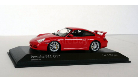 Porsche 911 GT3  2003, масштабная модель, Minichamps, 1:43, 1/43