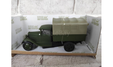 ГАЗ-АА с тентом Хаки 1:43 Наш Автопром, масштабная модель, scale43