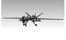 Сборная модель ударного дрона -разведчика MQ-9 Reaper, сборные модели авиации, Модель сделана мной по доступным чертежам, описаниям и фотографиям., scale72