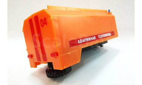Кунг КАМАЗ-4310 ’Аварийный’ оранжевый, запчасти для масштабных моделей, scale43, Элекон