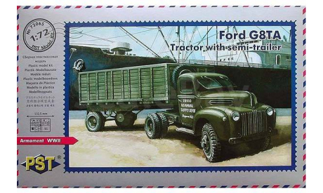 Ford G8TA. Тягач с полуприцепом 1/72, сборная модель автомобиля, 1:72, PST