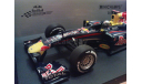 1:18 F1 Red Bull Renault RB6 S. Vettel - чемпион мира 2010, масштабная модель, 1/18, Hot Wheels