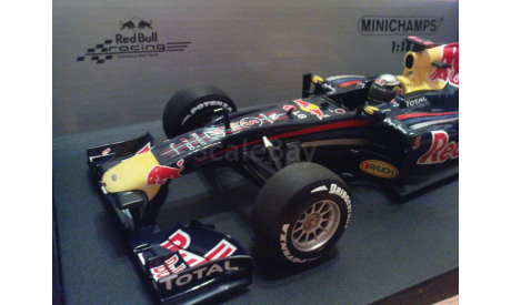 1:18 F1 Red Bull Renault RB6 S. Vettel - чемпион мира 2010, масштабная модель, 1/18, Hot Wheels