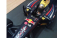 1:18 F1 Red Bull Renault RB6 S. Vettel - чемпион мира 2010, масштабная модель, 1/18, Hot Wheels