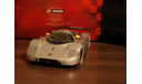 1:18 Mercedes Sauber C9 (Exoto 18190) серебристый + история, масштабная модель, 1/18, Sauber Mercedes