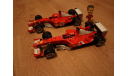 1:18 F2002 F2003-GA чемпионские Ferrari F1 Шумахер, с фигурой пилота, масштабная модель, 1/18, Hot Wheels