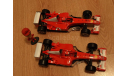 1:18 F2002 F2003-GA чемпионские Ferrari F1 Шумахер, с фигурой пилота, масштабная модель, 1/18, Hot Wheels