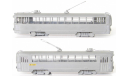 Трамвай РВЗ-6, железнодорожная модель, scale87