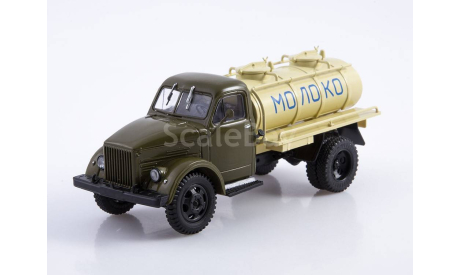 АЦПТ-1,8 (ГАЗ-51А) молоко, масштабная модель, scale43