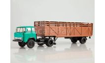 КАЗ-608 с полуприцепом ОДАЗ-857Б, масштабная модель, Автоистория (АИСТ), scale43