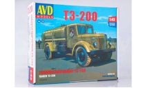 Сборная модель ТЗ-200, сборная модель автомобиля, AVD Models, scale43, МАЗ