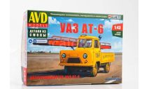 Сборная модель Автотранспортер УАЗ АТ-6, масштабная модель трактора, AVD Models, scale43