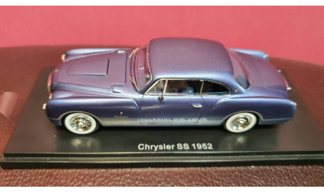 Chrysler SS, metallic-blue 1952, масштабная модель, best jf show, 1:43, 1/43