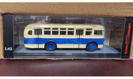 автобус ЗИС 155 бежево-синий, сборная модель автомобиля, Classicbus, scale43