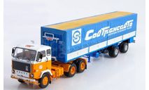 Volvo F89 с полуприцепом Fruehauf Savoyarde, масштабная модель, scale43