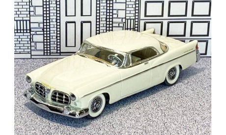 № 027 Precision Miniatures 1/43 Chrysler 300B Hard Top 1956 white, масштабная модель, scale43