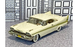 WMS 050 Western  Models 1/43 Plymouth Fury Coupe Hard Top 1958 white