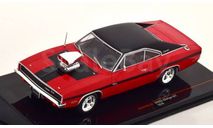 CLC475 Ixo 1/43 DODGE Charger R/T 1970 Red/Black, масштабная модель, scale43