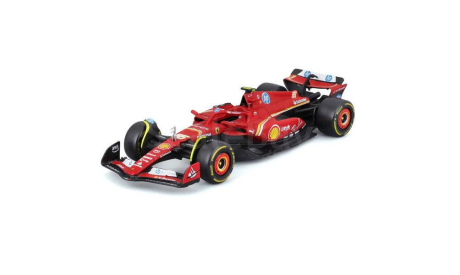 36844S Burago 1/43 Ferrari SF24 #55 Carlos Sainz, масштабная модель, scale43