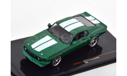CLC530 Ixo 1/43 FORD Mustang Custom 1969 Green Metallic/White