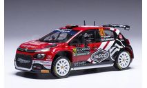 RAM917 Ixo 1/43 CITROEN C3 Rally2 #21 ’AEC-DG Sport Competition’ Грязин/Александров 10 место Rally Monte Carlo 2024, масштабная модель, scale43, Citroën