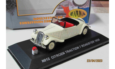 NO12C Nostalgie 1/43 Citroen Traction 7 Roadster 1935 beige, масштабная модель, scale43, Citroën
