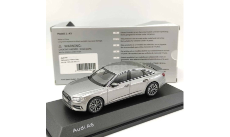 5011806131 I-Scale 1/43 Audi A6 C8 (2018) grey, масштабная модель, scale43