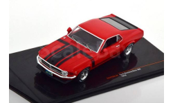 CLC476 Ixo 1/43 FORD Mustang Boss 302 1970 Red/Black