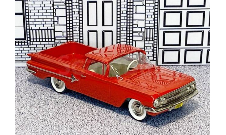 DS-7 Design Studio 1/43 Chevrolet El Camino Pick-Up 1960 red, масштабная модель, scale43