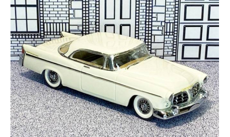 № 027 Precision Miniatures 1/43 Chrysler 300B Hard Top 1956 white, масштабная модель, scale43