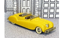 BRK 008 Brooklin 1/43 Chrysler Newport Phaeton Show Car Conv.Top Down 1940 yellow, масштабная модель, scale43