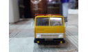 Арек 1/43 Камаз 5511 самосвал, жёлтая кабина ,красный кузов, резиновые колёса, масштабная модель, scale43