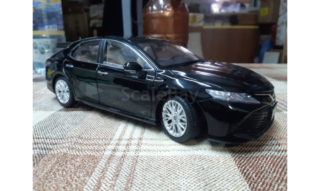 2503BK Paudi 1/18 Toyota Camry 2018(V70) black, масштабная модель, scale18
