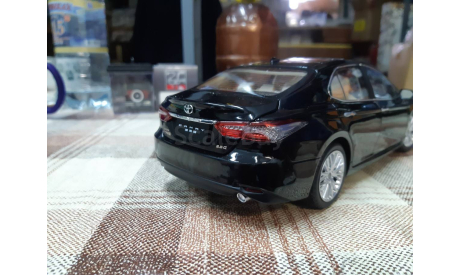 2503BK Paudi 1/18 Toyota Camry 2018(V70) black, масштабная модель, scale18