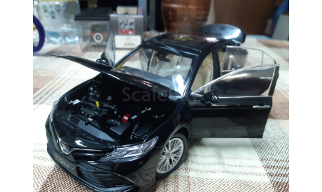 2503BK Paudi 1/18 Toyota Camry 2018(V70) black, масштабная модель, scale18