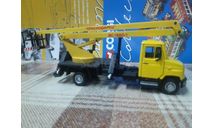 Car1 Cararama 1/43 Зил Бычок автовышка ВС-18АО-1, конверсия, масштабная модель, 1:43