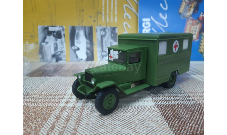 Dea№051 Автолегенды DeAgostini(Грузовики) 1/43 Зис 44 Медицинский, масштабная модель, scale43