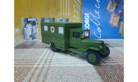 Dea№051 Автолегенды DeAgostini(Грузовики) 1/43 Зис 44 Медицинский, масштабная модель, scale43
