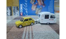 F125K Kultowe Ciezarowki(Польская журналка) 1/43 Fiat 125 + кемпер, масштабная модель, scale43